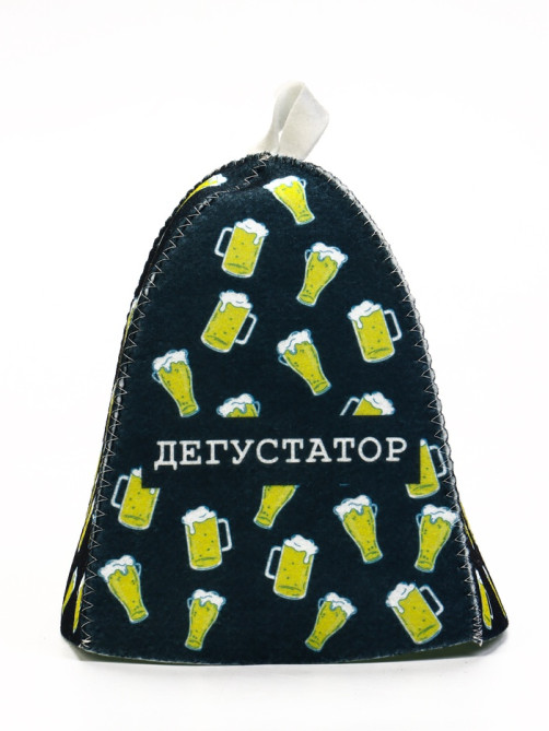 Шапка для бани и сауны «Дегустатор», полиэфир