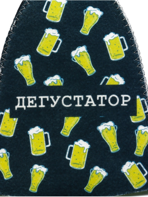 Шапка для бани и сауны «Дегустатор», полиэфир