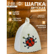 Шапка для бани и сауны «Божья коровка», полиэфир, детская