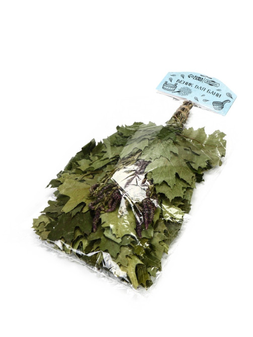 Веник для бани, дубовый, 55 см, с шалфеем, «Добропаровъ»