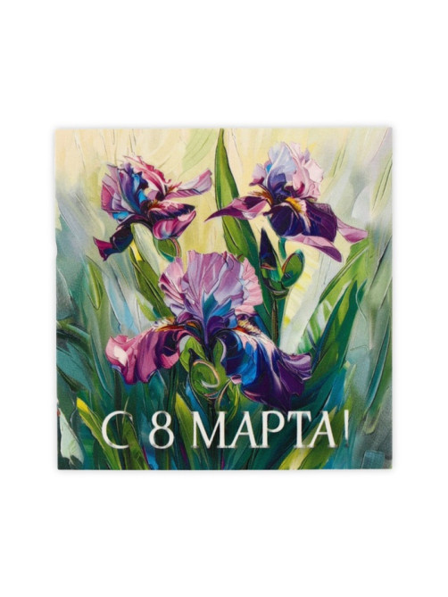 Открытка-мини «С 8 Марта», 7×7 см
