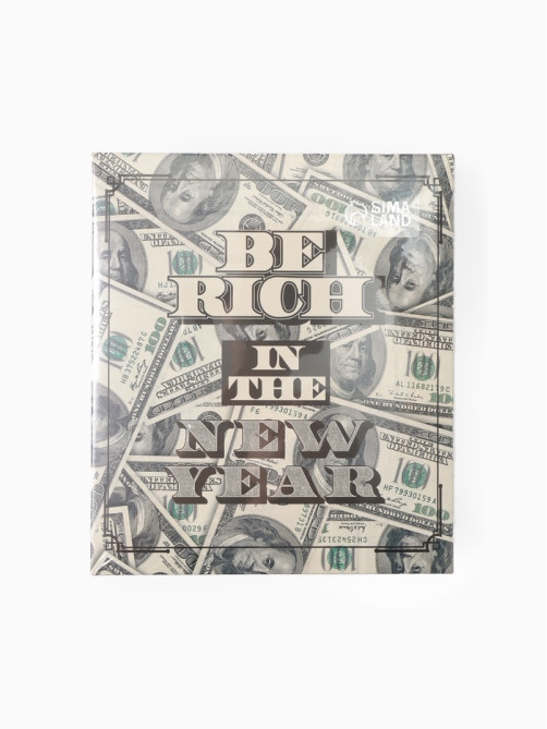 Набор подарочный KAFTAN Be rich, термос, открытка, носки 3 пары, размер 41-44 (27-29 см)