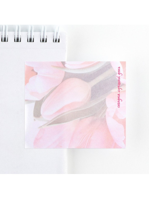 Подарочный набор стикеры и ручка «С 8 Марта», 2×30 л, синяя паста 0.7 мм