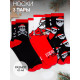 Подарочный набор, термос, носки 3 пары, KAFTAN Real Santa, размер 41-44 (27-29 см)