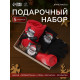 Набор подарочный новогодний «Этель» Ho-ho: плед, носки, перчатки, термостакан