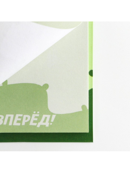 Подарочный набор «С 23 февраля», блок бумаги 30 л, ручка синяя паста 1.0 мм и 5 шт. наклеек