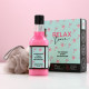 Подарочный набор косметики RELAX TIME, гель для душа виски 250 мл и мочалка для тела, Чистое счастье