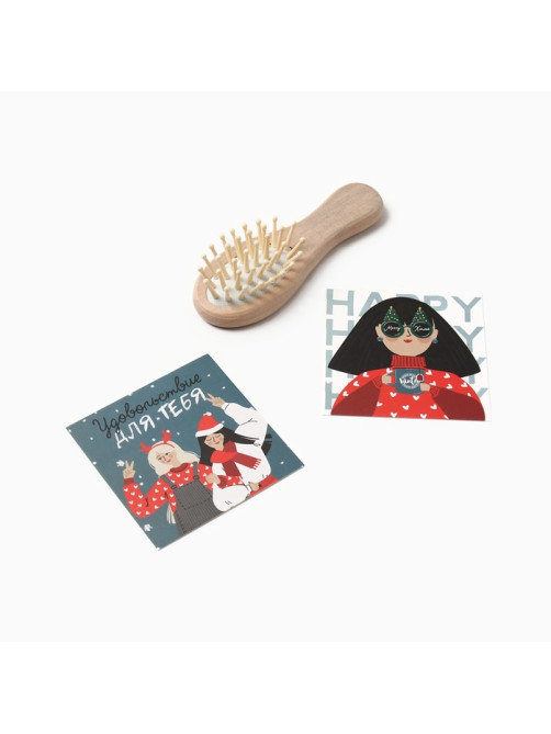 Набор новогодний подарочный «Этель. Warm winter wishes» полотенце и аксессуары