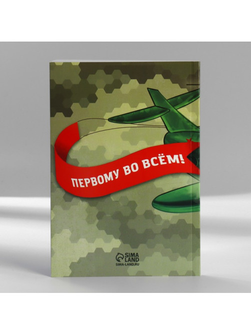 Подарочный набор, ежедневник А5, магнитные закладки и ручка «Отважному защитнику»