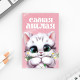 Подарочный набор: блокнот, карандаши (2 шт.) и значок «8 марта: Самая милая»