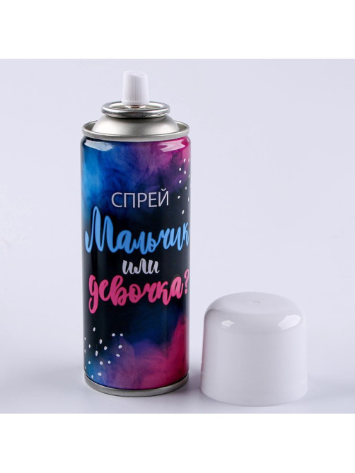 Тающий спрей на гендер пати «Мальчик или девочка», розовый, 250 мл