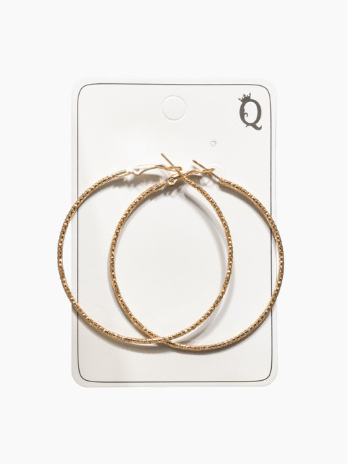 Серьги-кольца «Рельеф», миксы, d=5.7 см