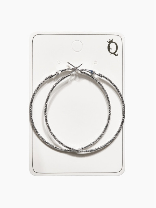 Серьги-кольца «Рельеф», миксы, d=5.7 см