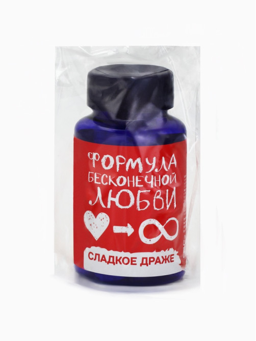 Конфеты драже в банке «Формула любви», 50 г