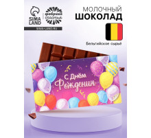 Шоколад молочный «С днём рождения», 27 г