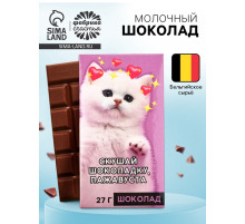 Шоколад молочный «Скушай шоколадку», 27 г