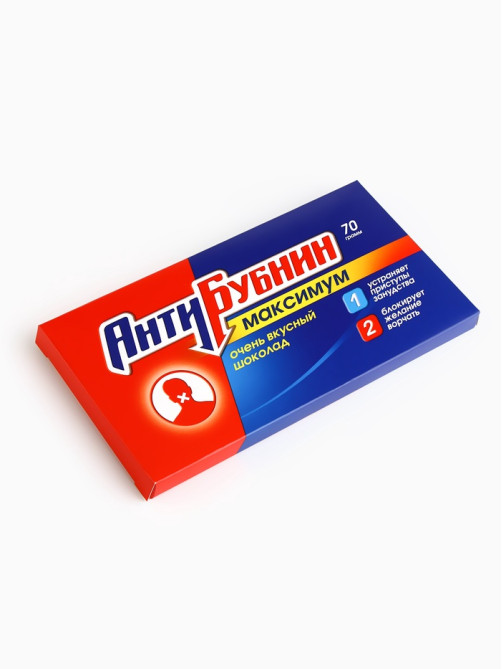 Шоколад молочный «АнтиБубнин», 70 г