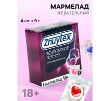 Мармелад жевательный «Безопасное удовольствие», 9 г × 4 шт. (18+)