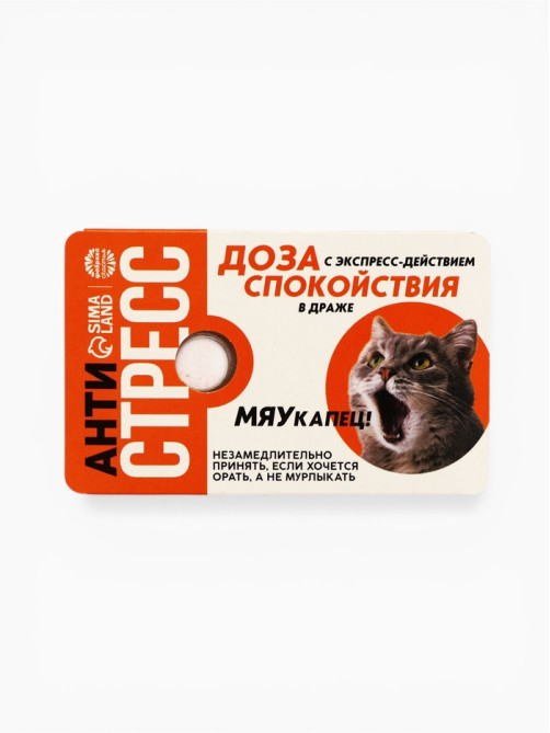 Конфеты драже освежающее с малиной «Антистресс», 18 г