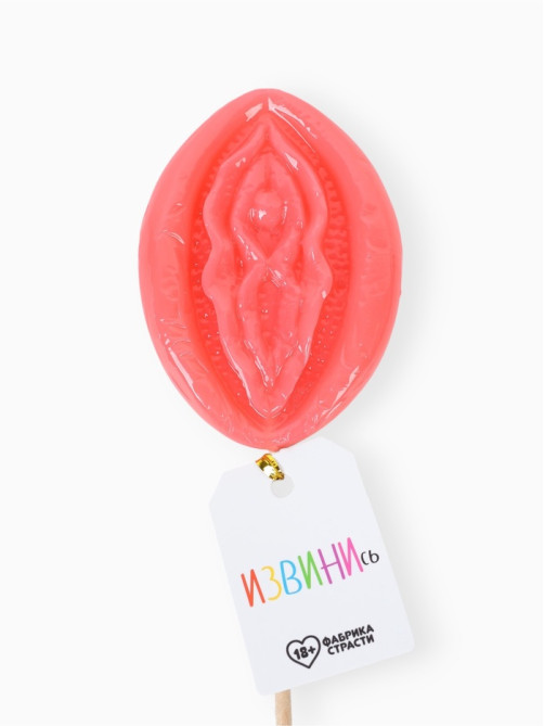 Леденец на палочке «Извинись», вкус: фруктовый, 45 г (18+)