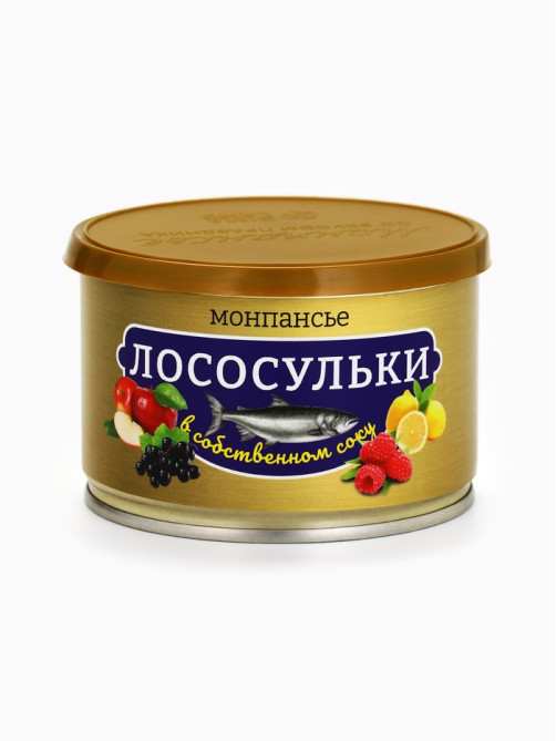 Монпансье «Лососульки», карамель леденцовая в консервной банке, 100 г