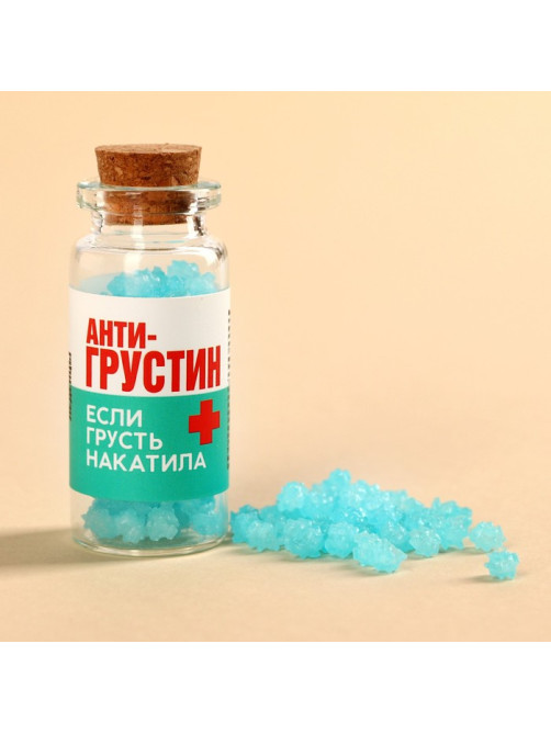 Леденцы в банке «Антигрустин», 1 шт. × 6.5 г