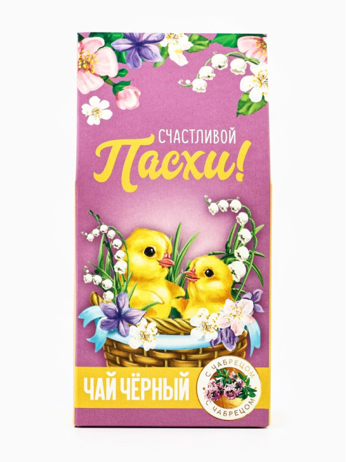Чай чёрный «Счастливая Пасха», чабрец, 50 г
