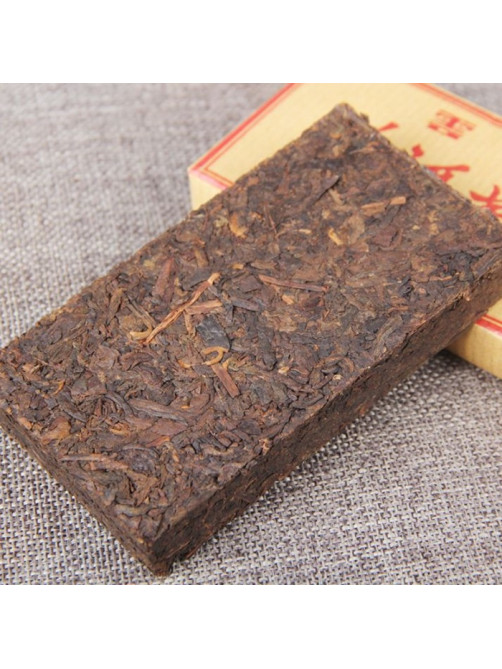 Чай чёрный китайский выдержанный «Шу Пуэр. PUER CHA ZHUAN», Юньнань, 2017 г, кирпич, 100 г
