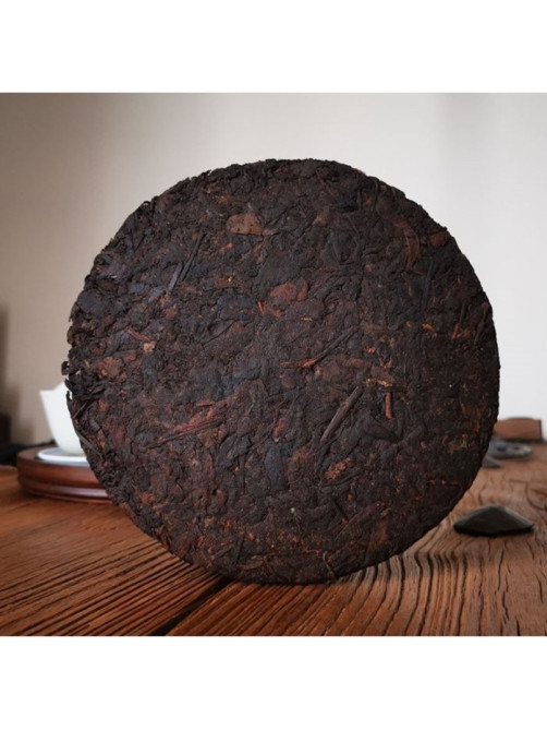 Чай китайский выдержанный «Шу Пуэр. Lao puer», 2014 г, блин, 357 г