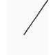 Нить силиконовая (резинка) d=1 мм, L=10 м (прочность 2250 денье), чёрная