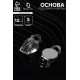 Основа под серьги-клипсы, 12 мм (набор 5 пар), цвет серебро