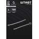 Штифт с петлёй СМ-1083, 3 см, 100 г, цвет серебро