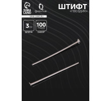 Штифт «Гвоздик» СМ-102, 3 см, 100 г, цвет серебро