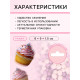 Посыпка кондитерская с мягким центром «Бисер»: сиреневый, серебро, 50 г