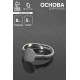 Основа для кольца регулируемая, безразмерная с платформой (набор 5 шт.), 8 мм, цвет серебро