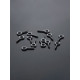 Штифт винтовой для кулона СМ-934, (набор 50 шт.) 1.1×0.5×0.1 см, цвет серебро