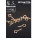 Штифт винтовой для кулона СМ-934, набор 50 шт. 1.2×0.5×0.1 см, цвет золото