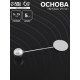Основа «Брошь-игла» с шариком d=1 см (набор 5 шт.), L=5 см, площадка 1.5 см, цвет серебро