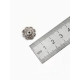 Шапочки для бусин (набор 10 шт.), 1.4×1.4×0.6 см, цвет черненое серебро
