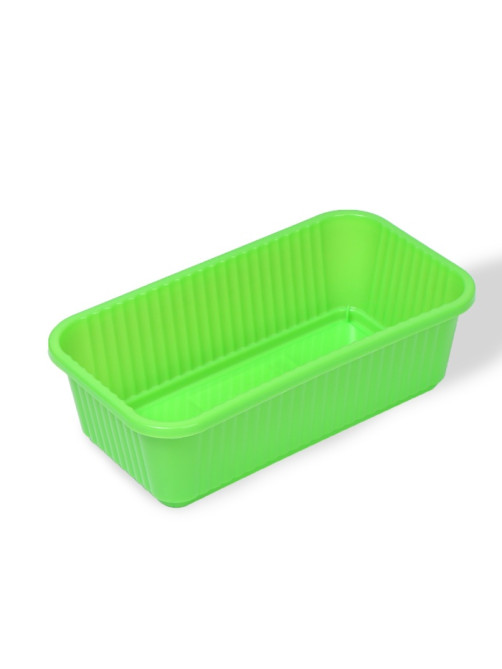 Ящик для цветов, 28.5×15.5×8.5 см, 2.5 л, пластик, зелёный, Greengo