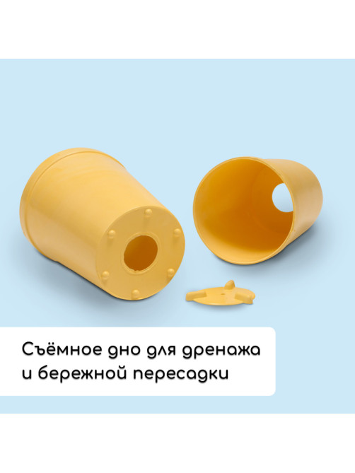 Набор для рассады: стаканы по 250 мл (18 шт.), поддон 40×20 см, цвет МИКС, Greengo