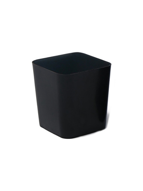 Горшок для рассады, 500 мл, 8.5×8.5×9.5 см, пластик, чёрный, Greengo