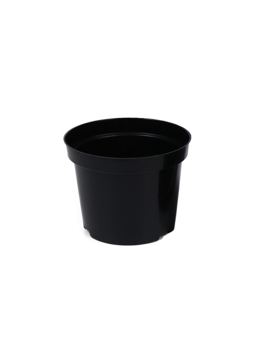 Горшок для рассады, 3 л, d=19 см, h=15 см, пластик, чёрный, Greengo