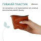 Горшок для рассады, 500 мл, d=11 см, h=8 см, мягкий пластик, терракот, Greengo