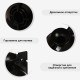 Шар для укоренения растений, d=5.5 см, под ветку 0.5 см, чёрный, Greengo
