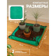 Коврик для пересадки растений, пластик, 50×50 см, Greengo