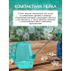 Лейка с длинным носиком, 1.5 л, с рассеивателем, голубая, Greengo