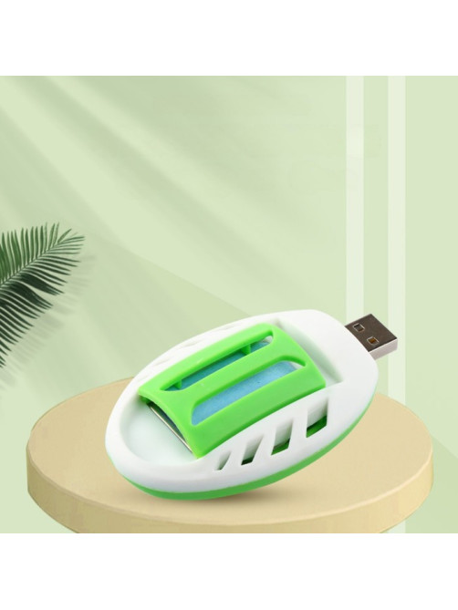 Фумигатор USB для пластин от комаров, бело-зеленый SAFEX