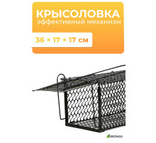Крысоловка, 36×17×17 см, металлическая, Greengo