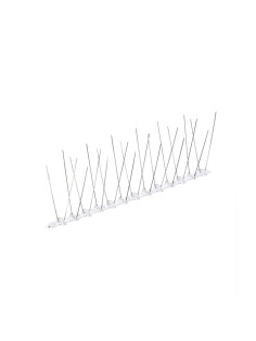Отпугиватель для птиц, 25×10 см, шипы противоприсадные 20 шт., 2 ряда, Greengo
